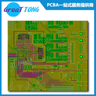 PCB layout for 8-layer Spinner main board